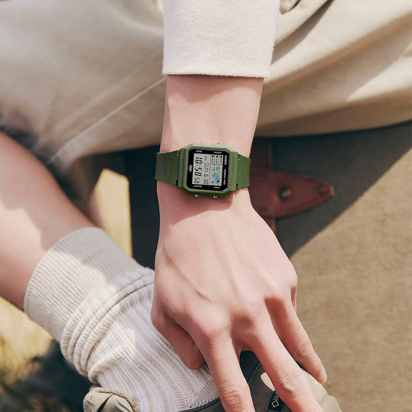 Casio Khaki Green World Time Multifunction Digital Watch