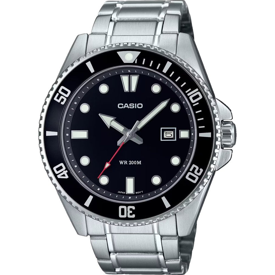 Casio Men's Diver 44mm Steel Bracelet Watch