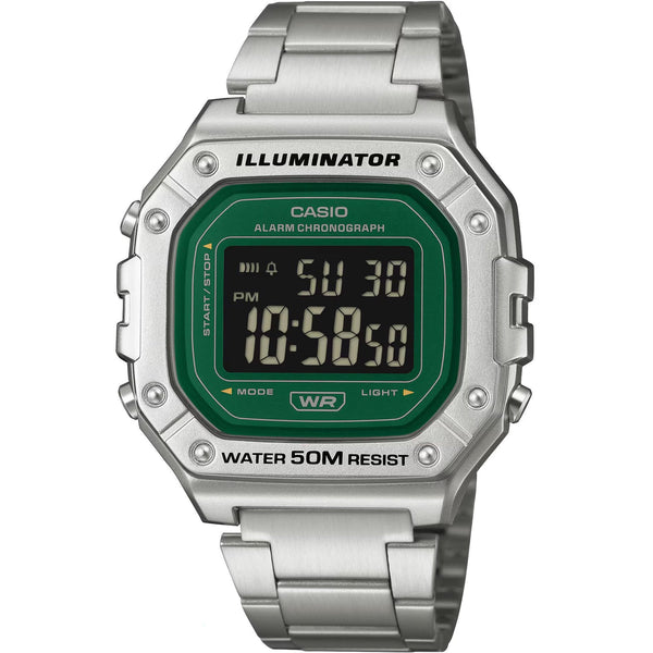 Casio Men's Green Face Series 43mm Digital Watch