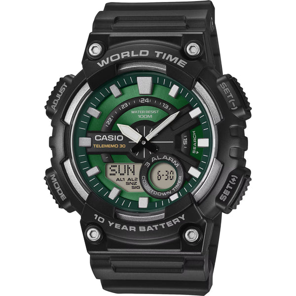 Casio Men's Green Face Series Military Inspired 48mm Watch