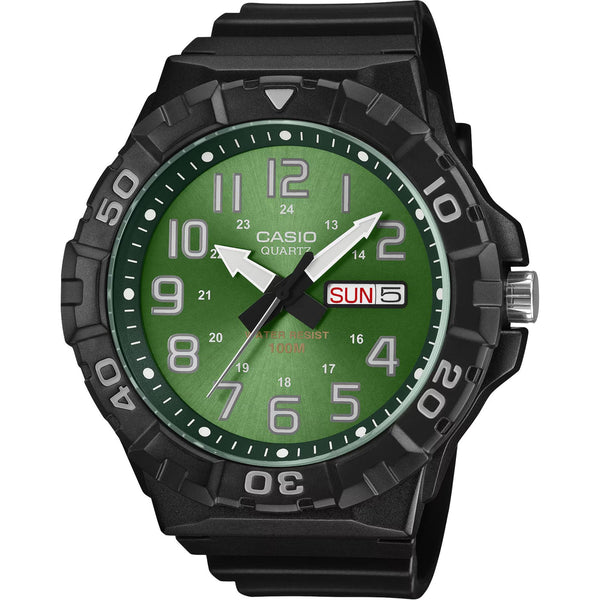 Casio Men's Green Face Series Military Inspired 52mm Watch