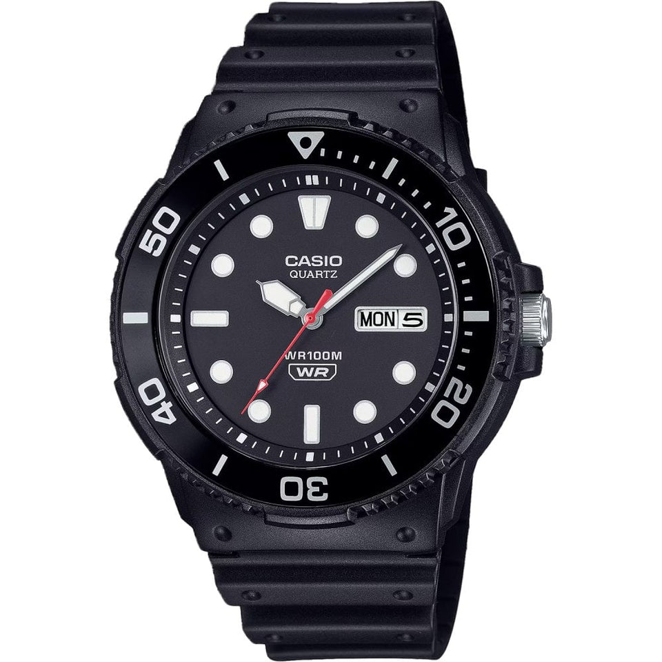 Casio Men's Marine-Inspired Black Quartz Analog Watch