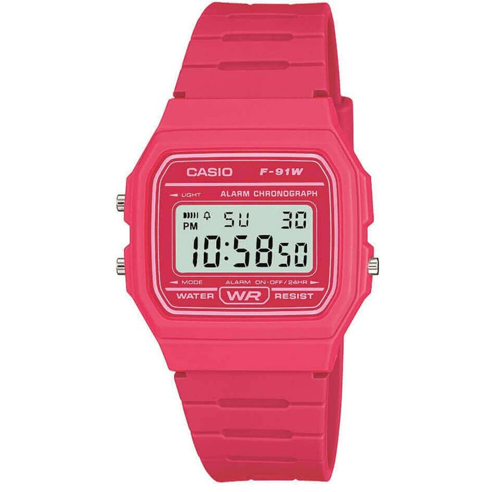 Casio Pink Digital Alarm Watch
