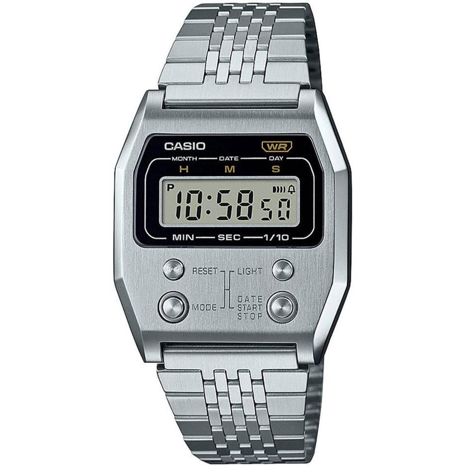 Casio Vintage Iconic 52QS-14B Revival All Metal Digital Watch