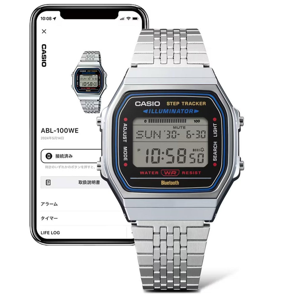 Casio Vintage Iconic Bluetooth® Step Tracker Watch