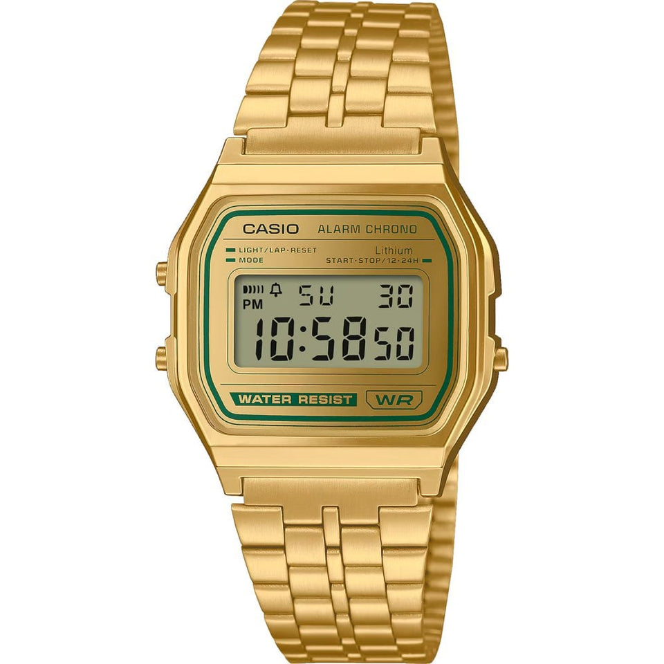 Casio Vintage Iconic Gold Tone Digital Watch