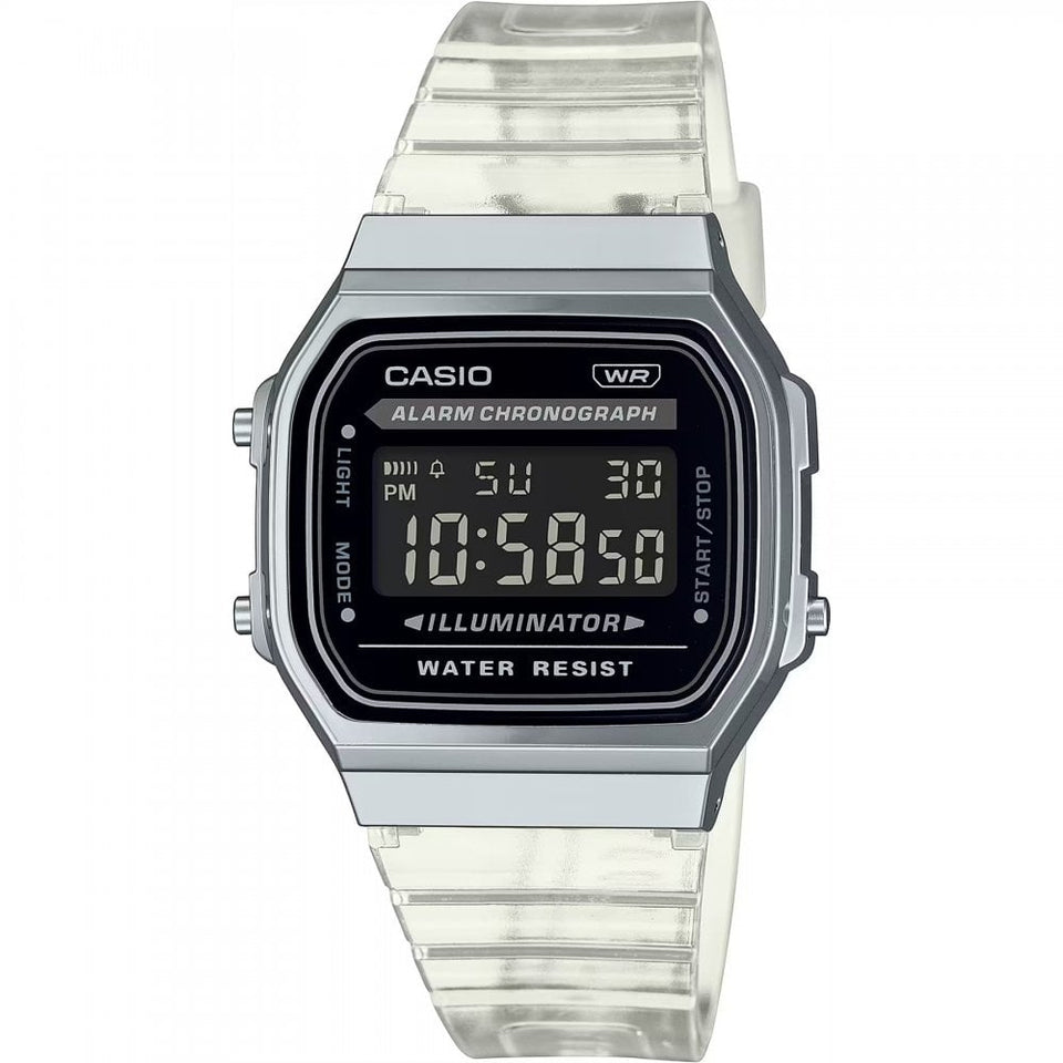 Casio Vintage Ladies Translucent Digital Alarm Chronograph Watch