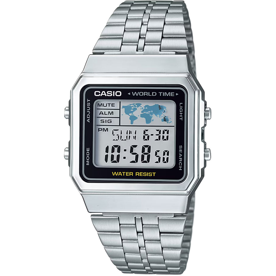 Casio Vintage Multifunction World Time Digital Watch