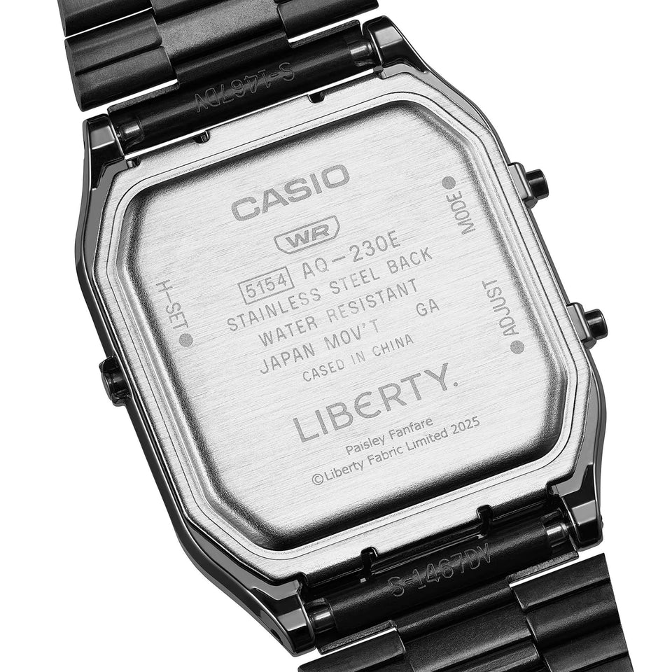Casio Vintage X Liberty Design 30mm Black Watch
