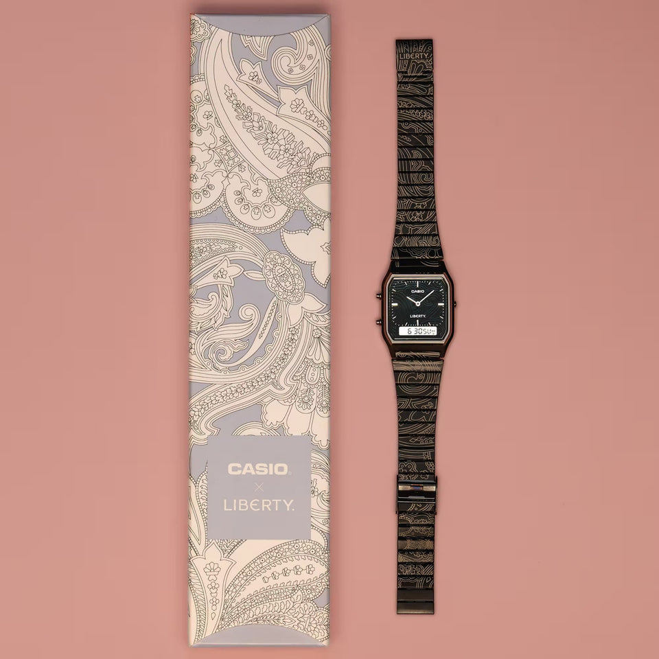 Casio Vintage X Liberty Design 30mm Black Watch