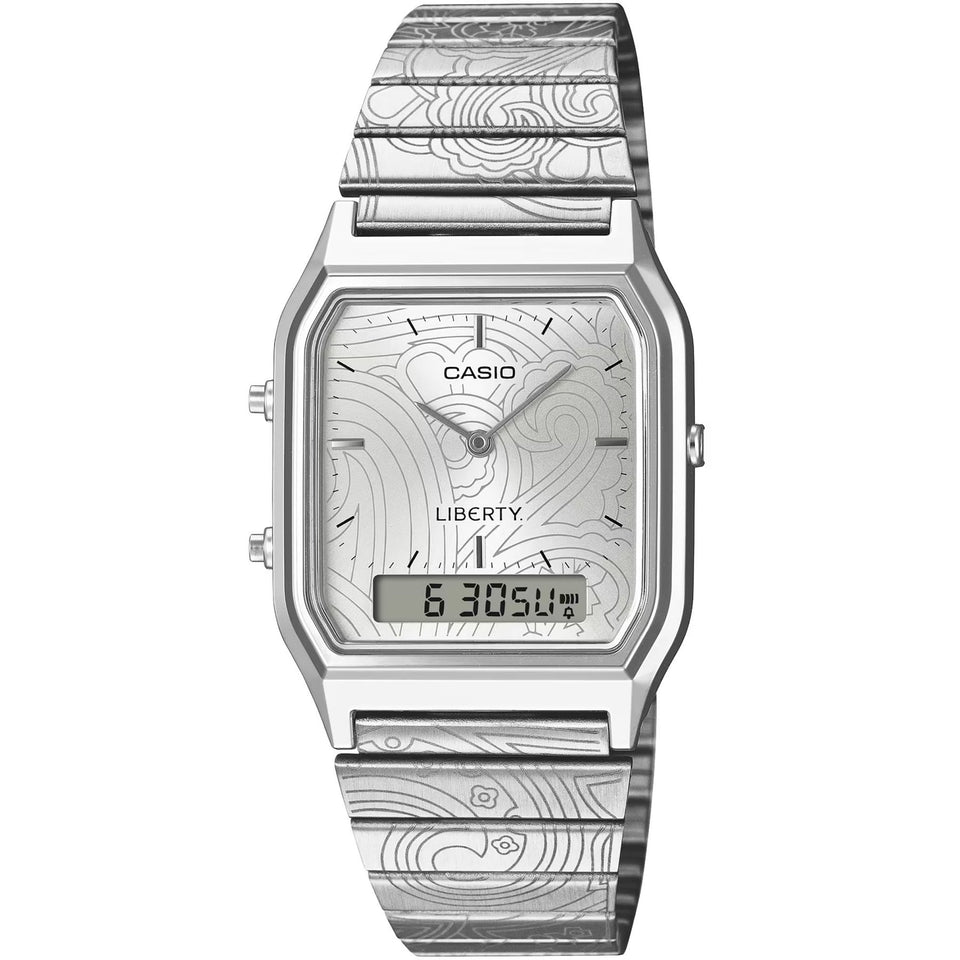 Casio Vintage X Liberty Design 30mm SilverDial Watch