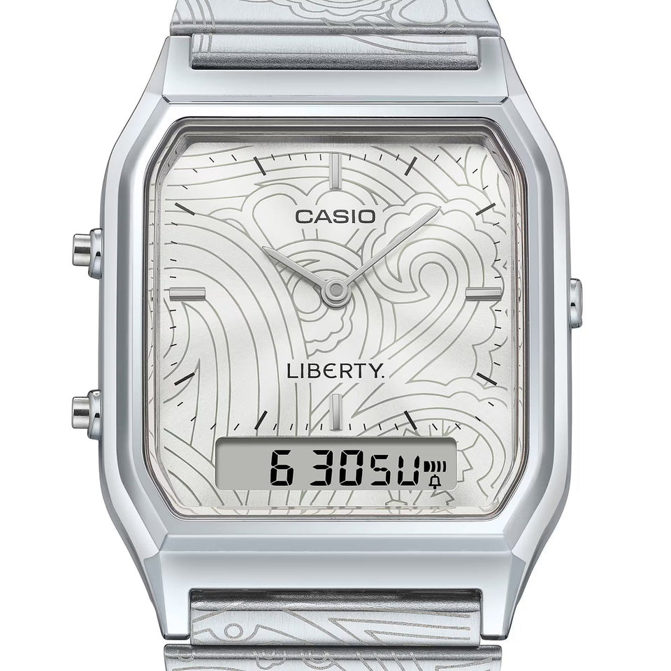 Casio Vintage X Liberty Design 30mm SilverDial Watch