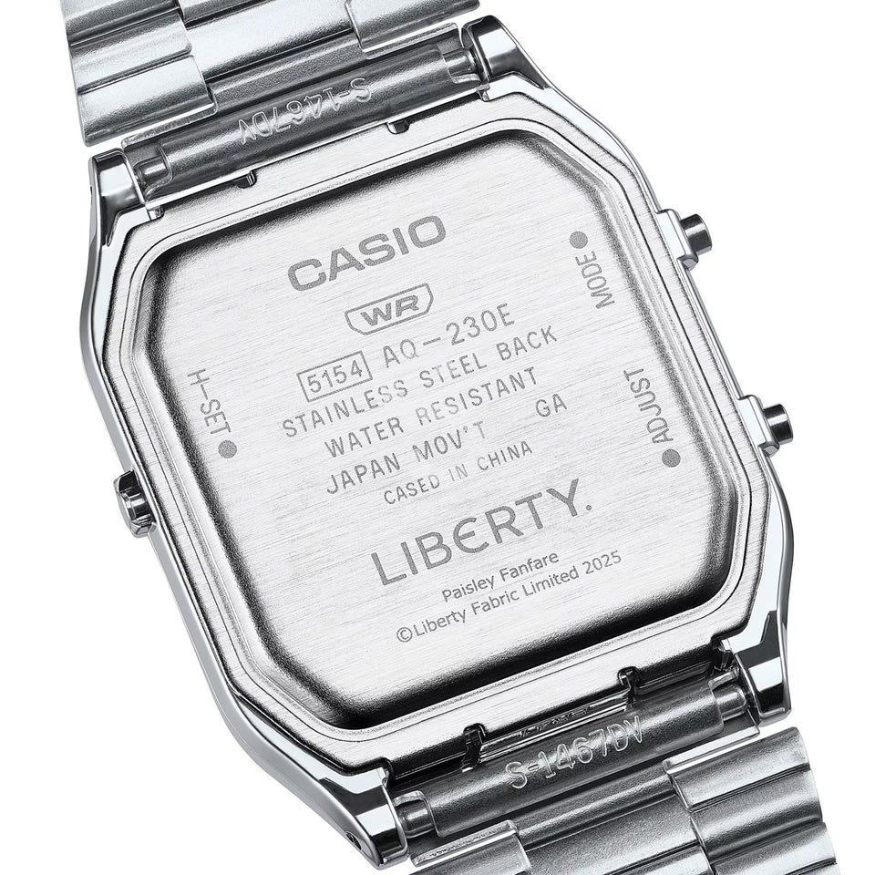 Casio Vintage X Liberty Design 30mm SilverDial Watch