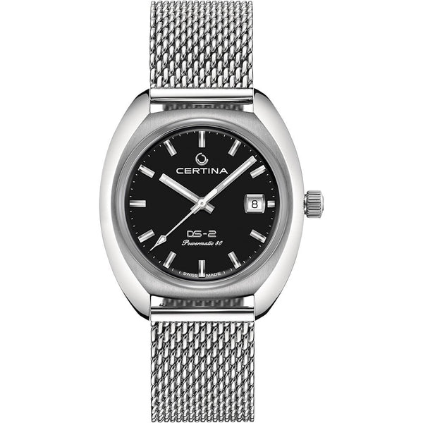 Certina DS-2 Powermatic 80 40mm Men's Watch | Black Dial