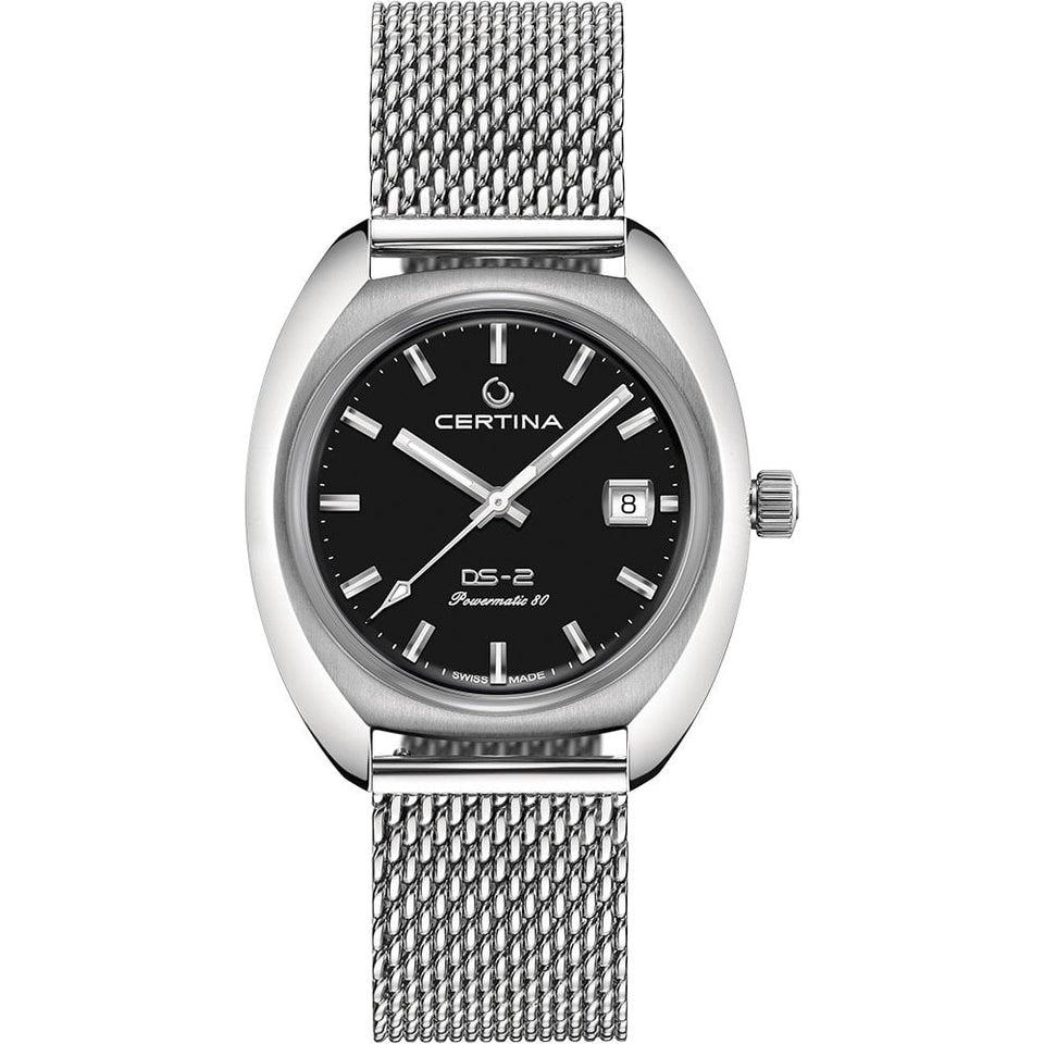 Certina DS-2 Powermatic 80 40mm Men's Watch | Black Dial