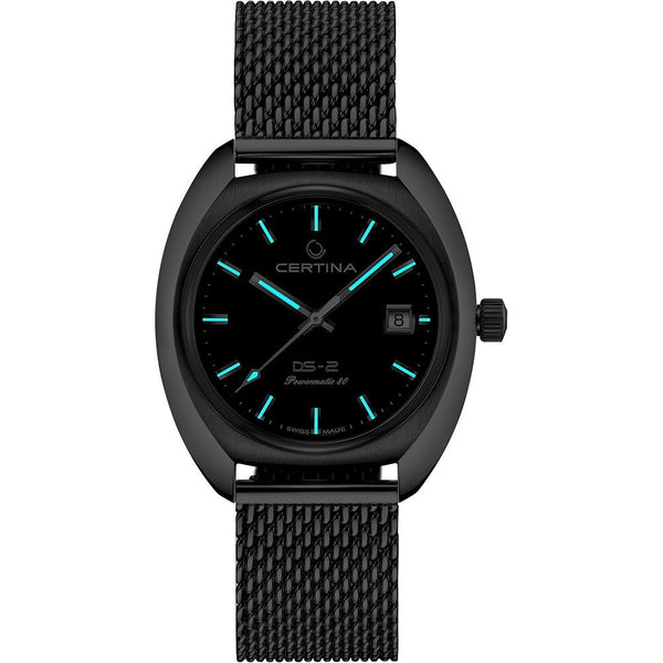 Certina DS-2 Powermatic 80 40mm Men's Watch | Black Dial