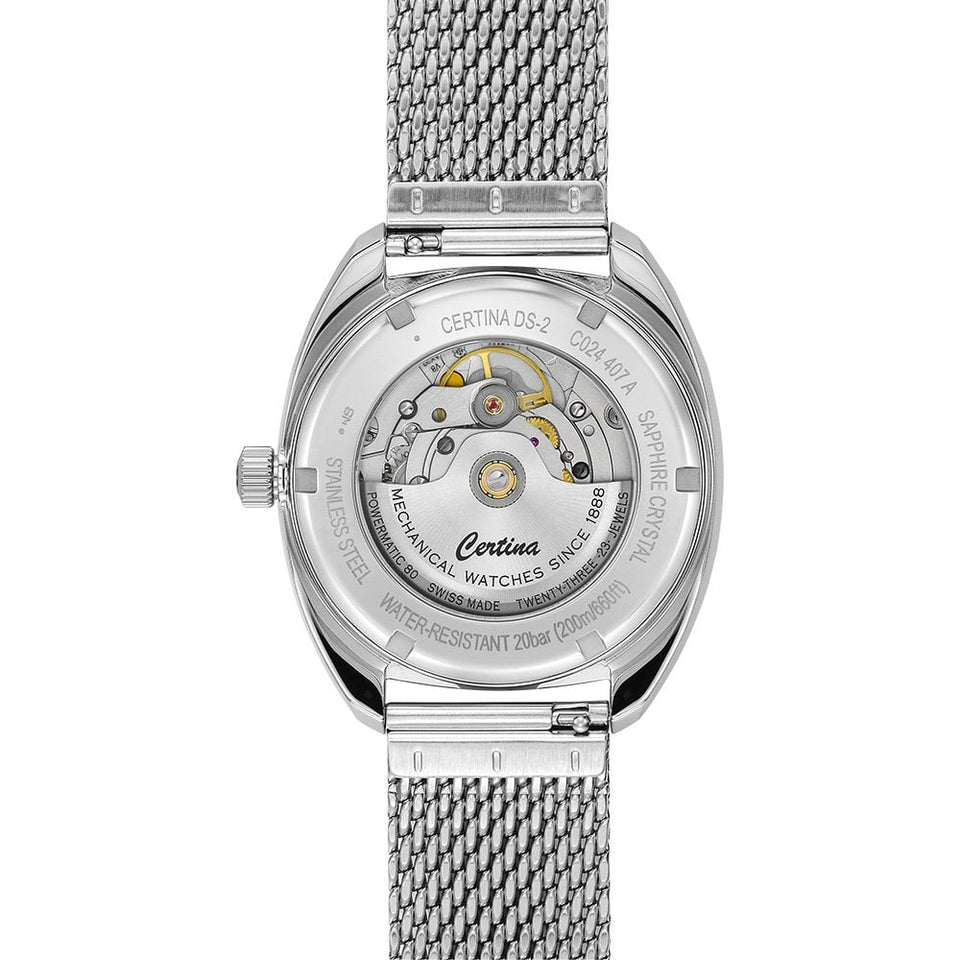 Certina DS-2 Powermatic 80 40mm Men's Watch | Black Dial