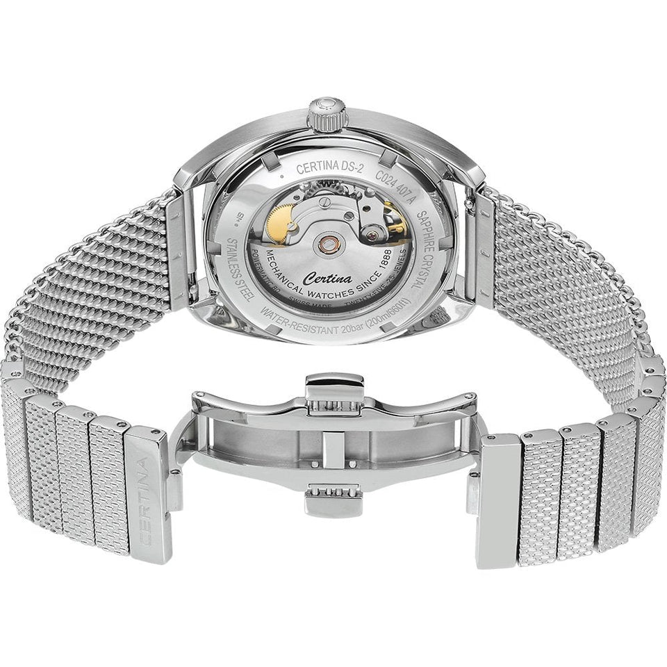 Certina DS-2 Powermatic 80 40mm Men's Watch | Black Dial