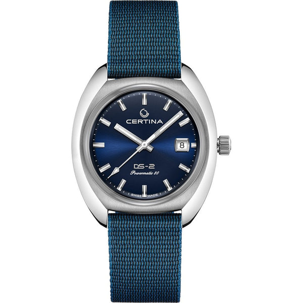 Certina DS-2 Powermatic 80 Men's 40mm Watch | Blue Dial