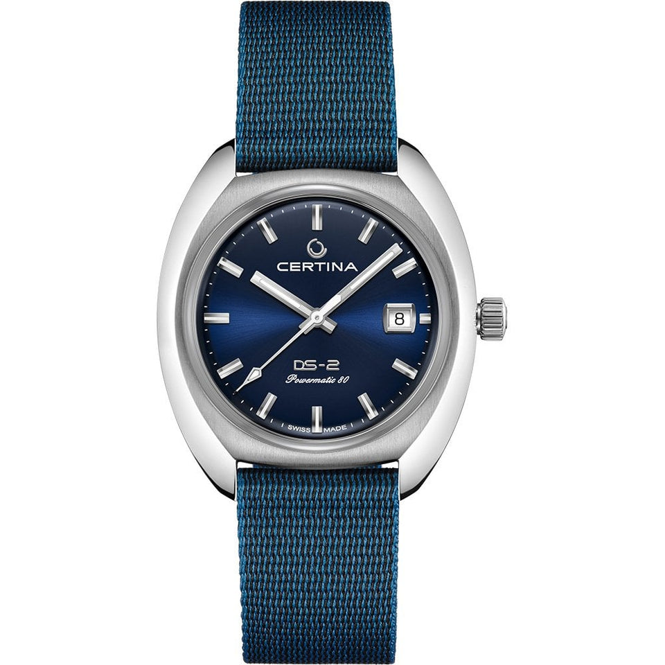 Certina DS-2 Powermatic 80 Men's 40mm Watch | Blue Dial