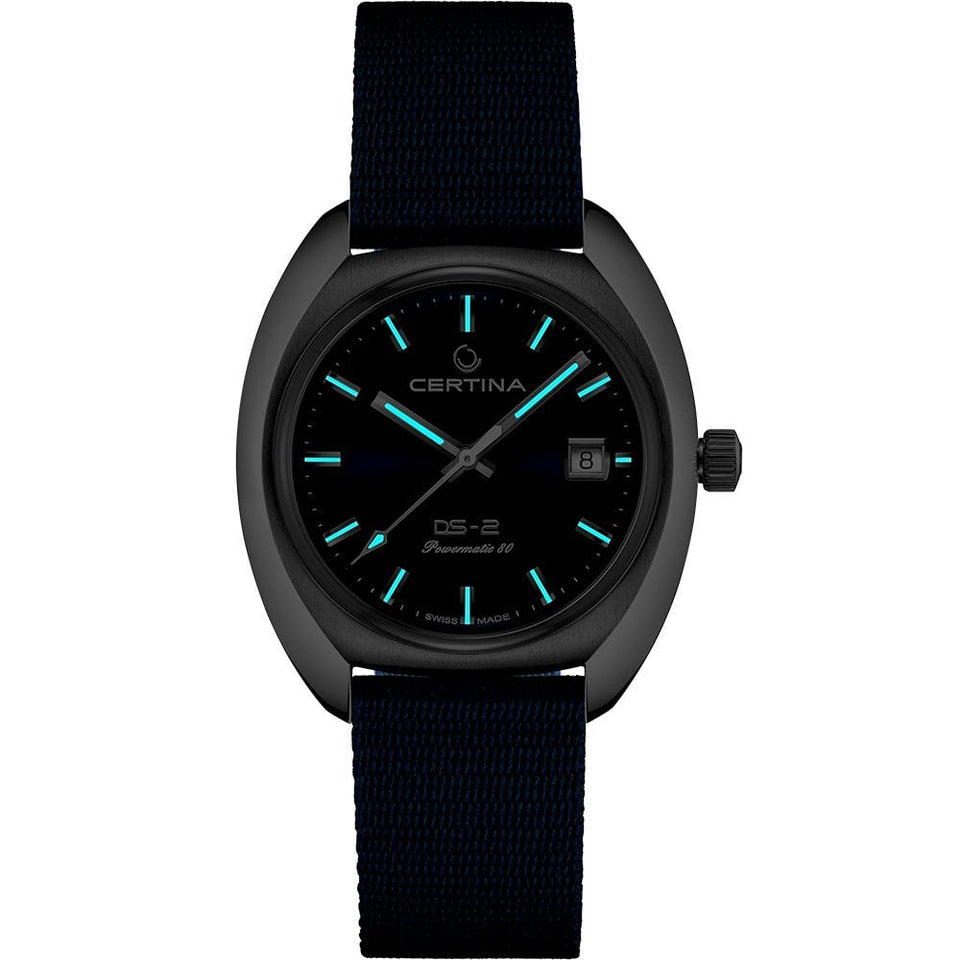 Certina DS-2 Powermatic 80 Men's 40mm Watch | Blue Dial