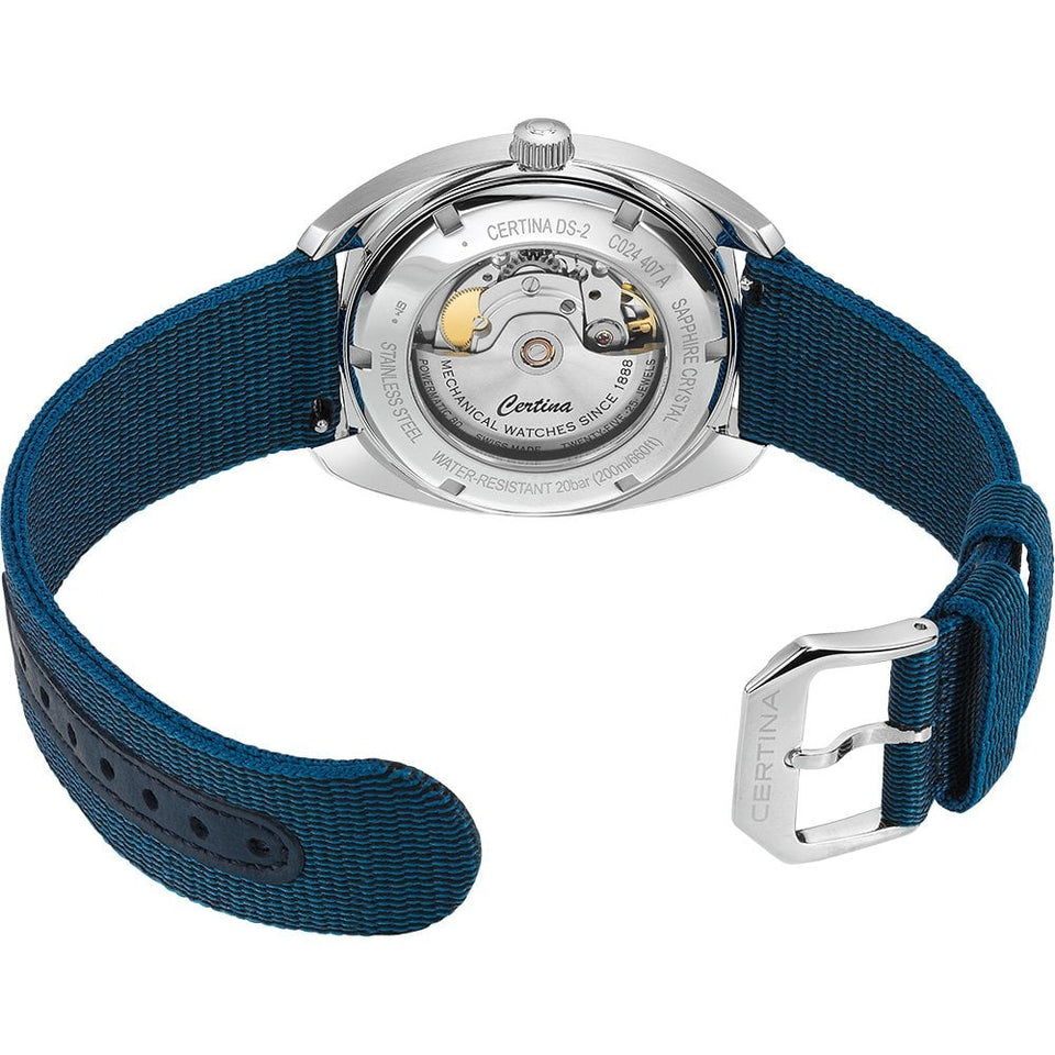 Certina DS-2 Powermatic 80 Men's 40mm Watch | Blue Dial