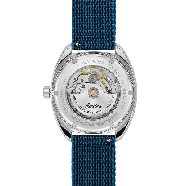 Certina DS-2 Powermatic 80 Men's 40mm Watch | Blue Dial