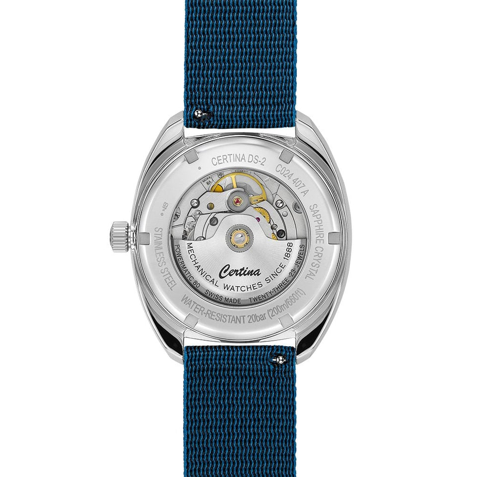 Certina DS-2 Powermatic 80 Men's 40mm Watch | Blue Dial