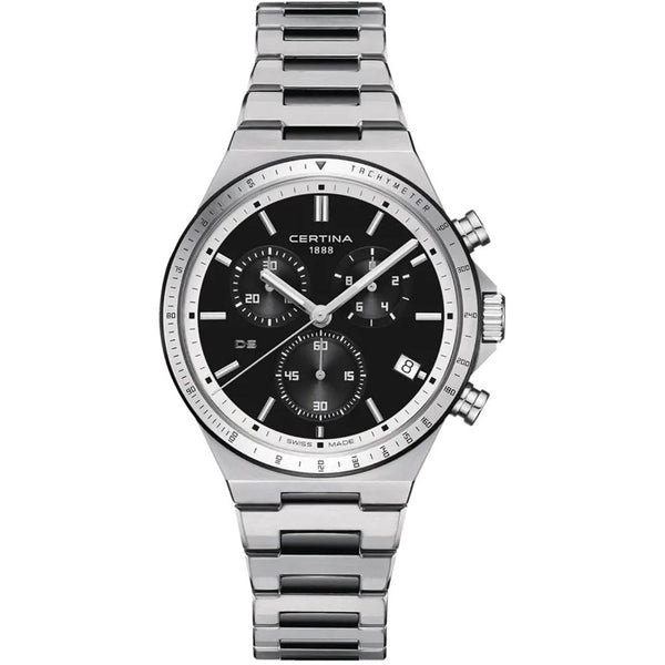 Certina DS-7 Chronograph Black Dial Watch