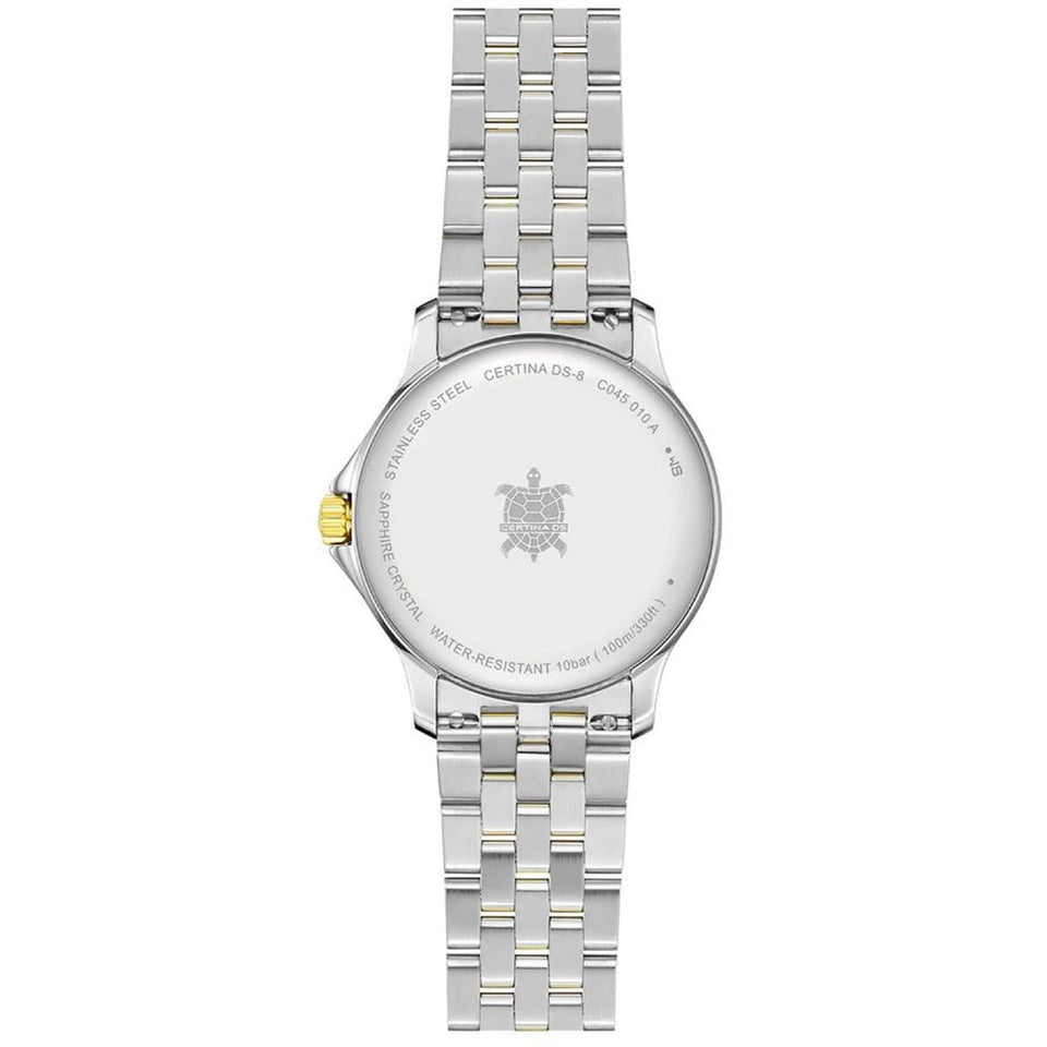 Certina DS-8 Lady 31mm Silver Dial Two-Tone Bracelet Watch