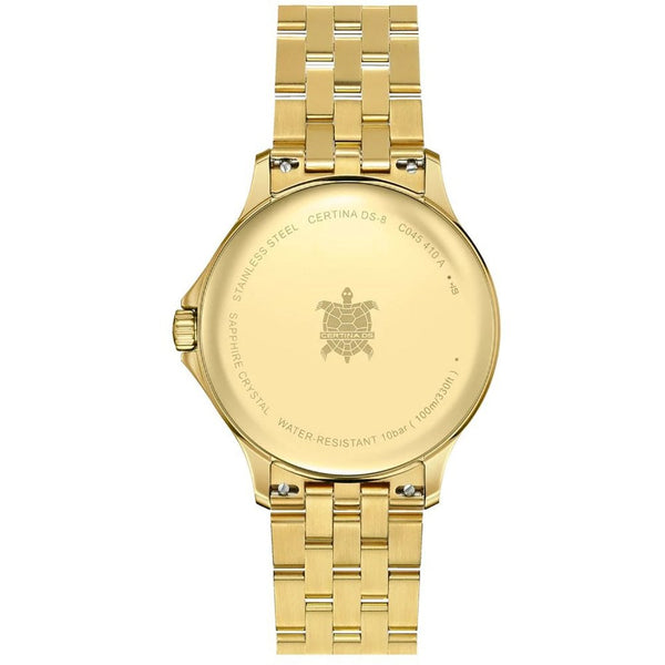 Certina DS-8 Lady 40mm Gold Dial Bracelet Watch
