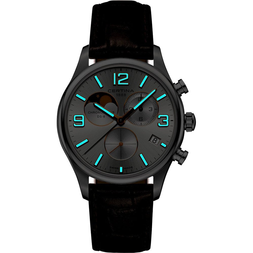 Certina DS-8 Moon Phase 42mm Men's Chronometer Watch