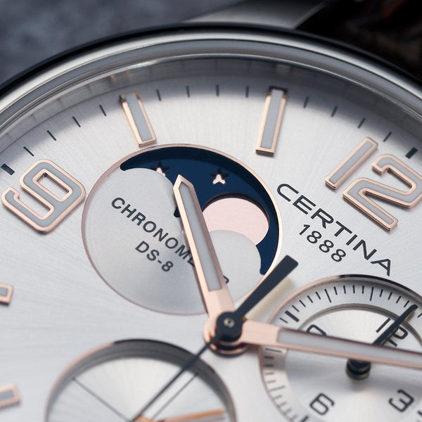Certina DS-8 Moon Phase 42mm Men's Chronometer Watch