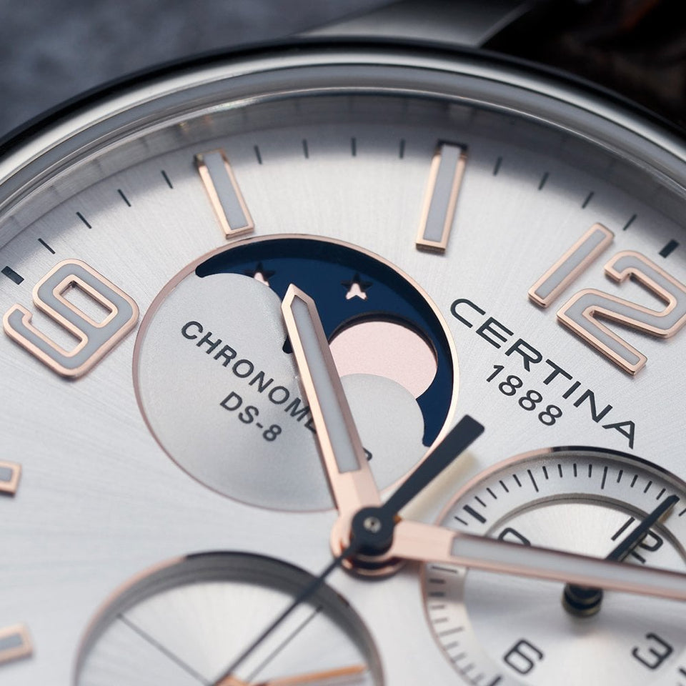 Certina DS-8 Moon Phase 42mm Men's Chronometer Watch