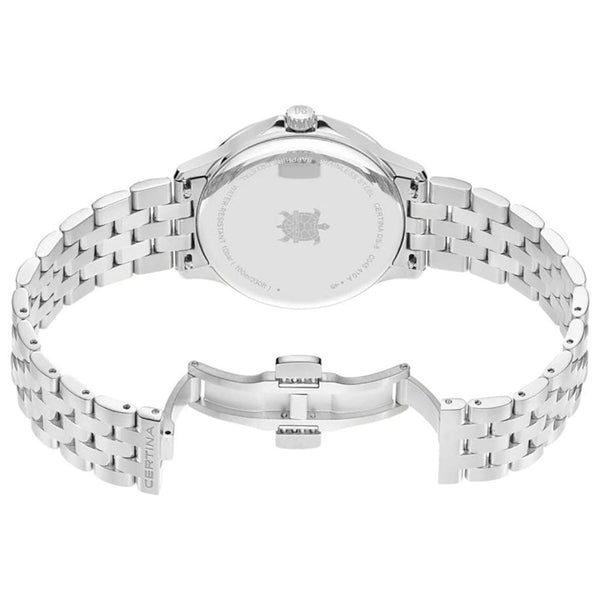 Certina DS-8 Quartz Gents 40mm Black Dial Steel Watch