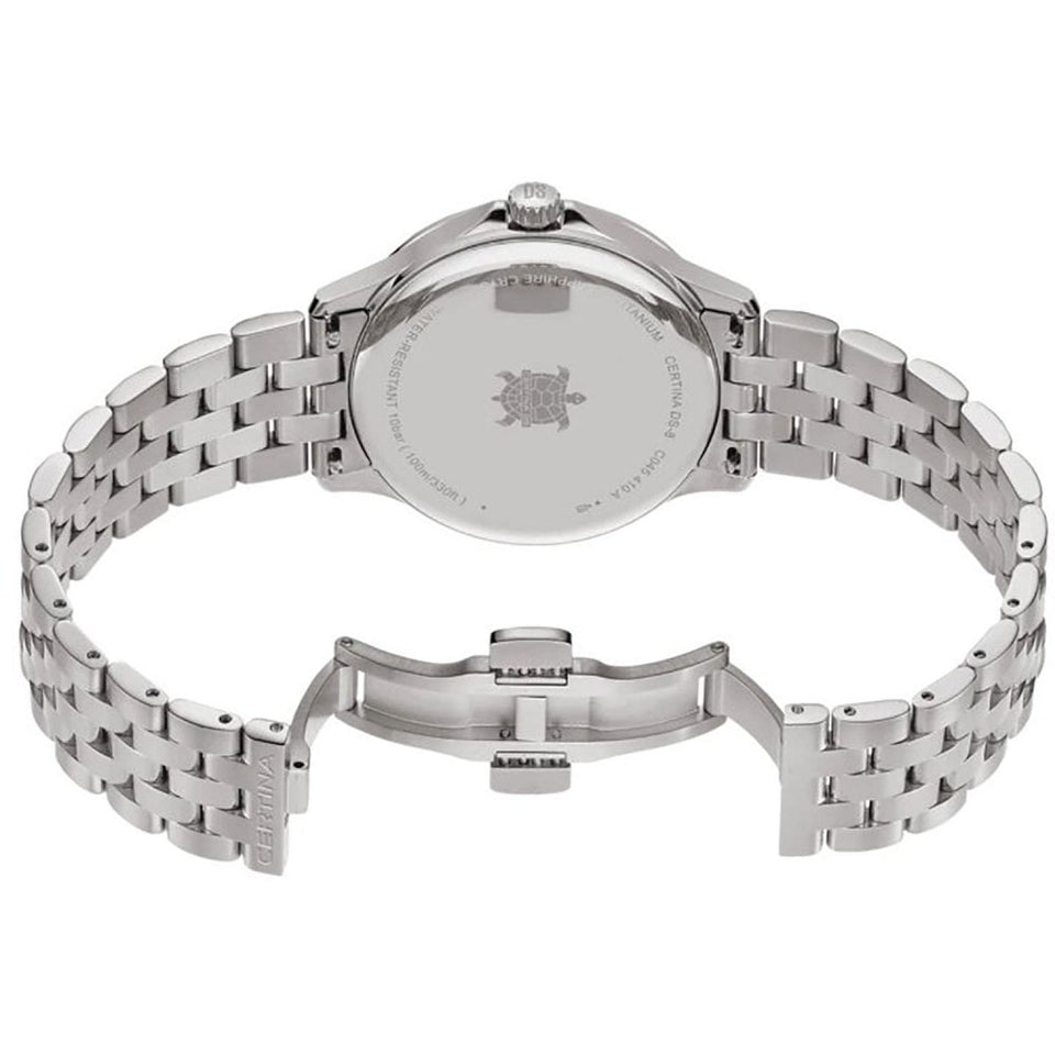 Certina DS-8 Quartz Gents 40mm Blue Dial Titanium Watch