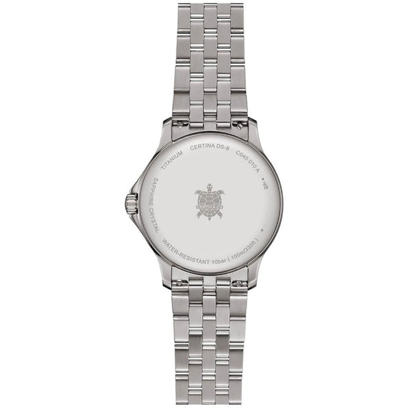 Certina DS-8 Quartz Ladies 31mm Grey Dial Titanium Watch