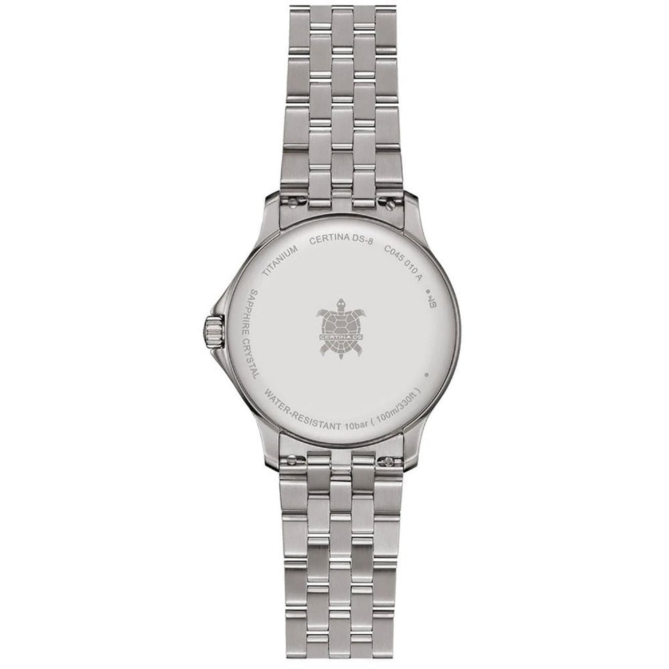 Certina DS-8 Quartz Ladies 31mm Grey Dial Titanium Watch