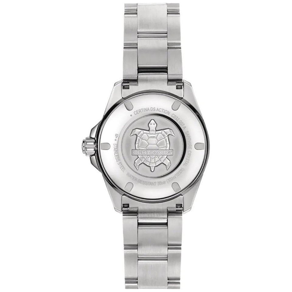 Certina DS ACTION Diver 34.5mm Ladies Black Dial Watch