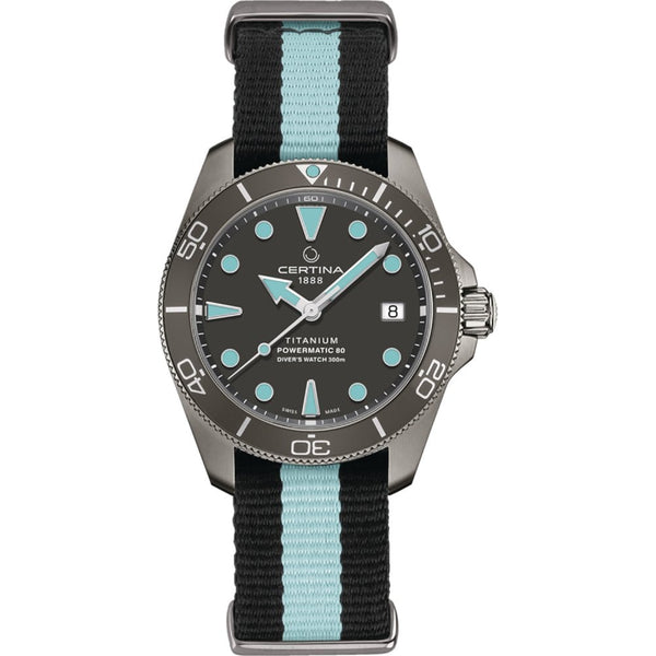 Certina DS ACTION Diver Automatic Grey NATO Watch