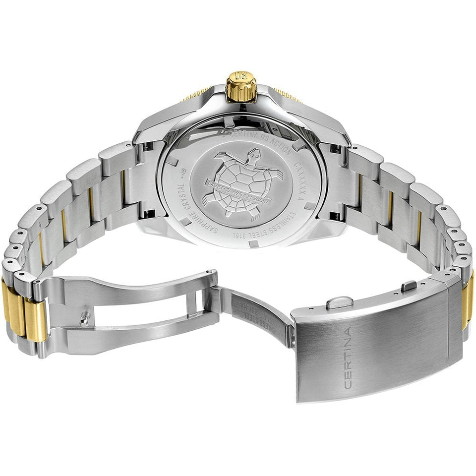 Certina DS ACTION Diver Men's 43mm Powermatic 80 Watch | Two Tone