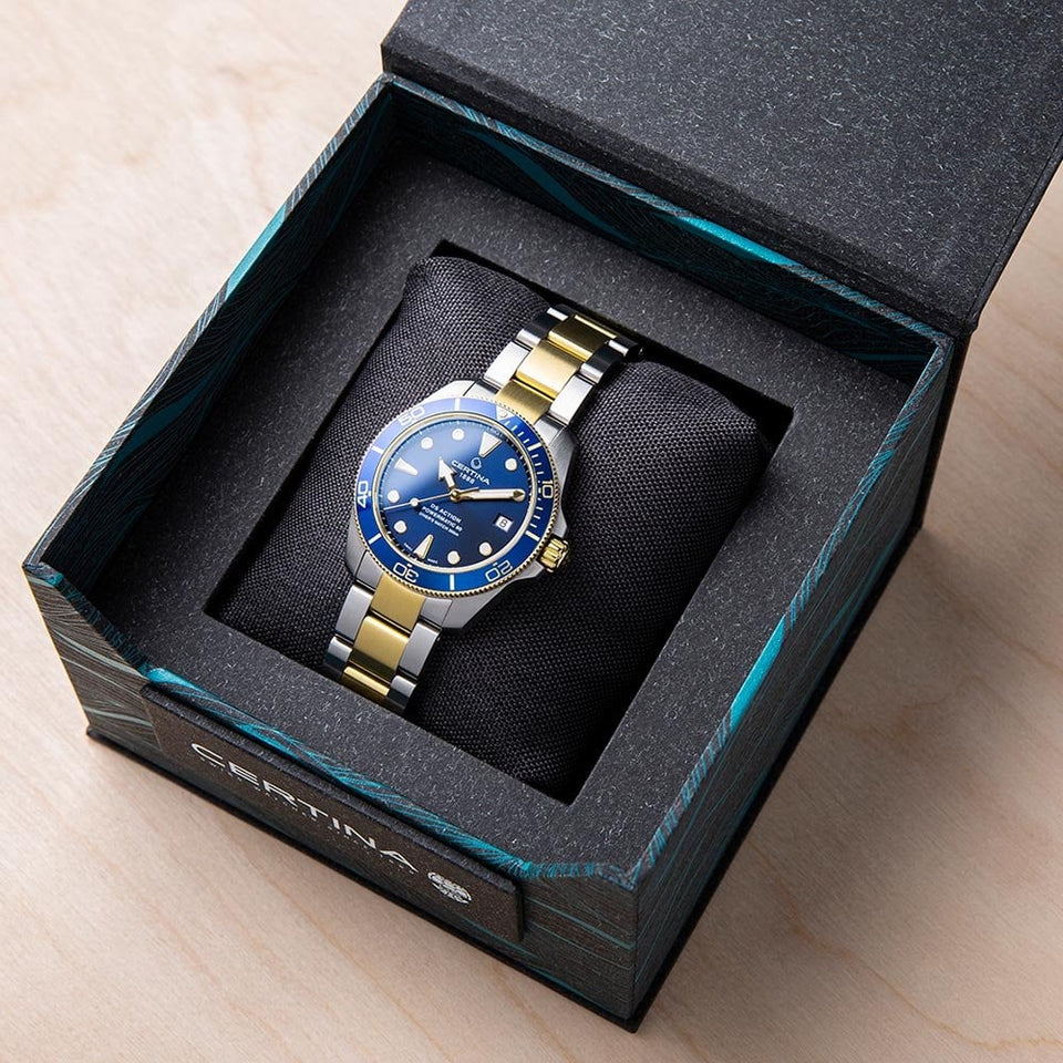 Certina DS ACTION Diver Two Tone Automatic Watch | 38mm