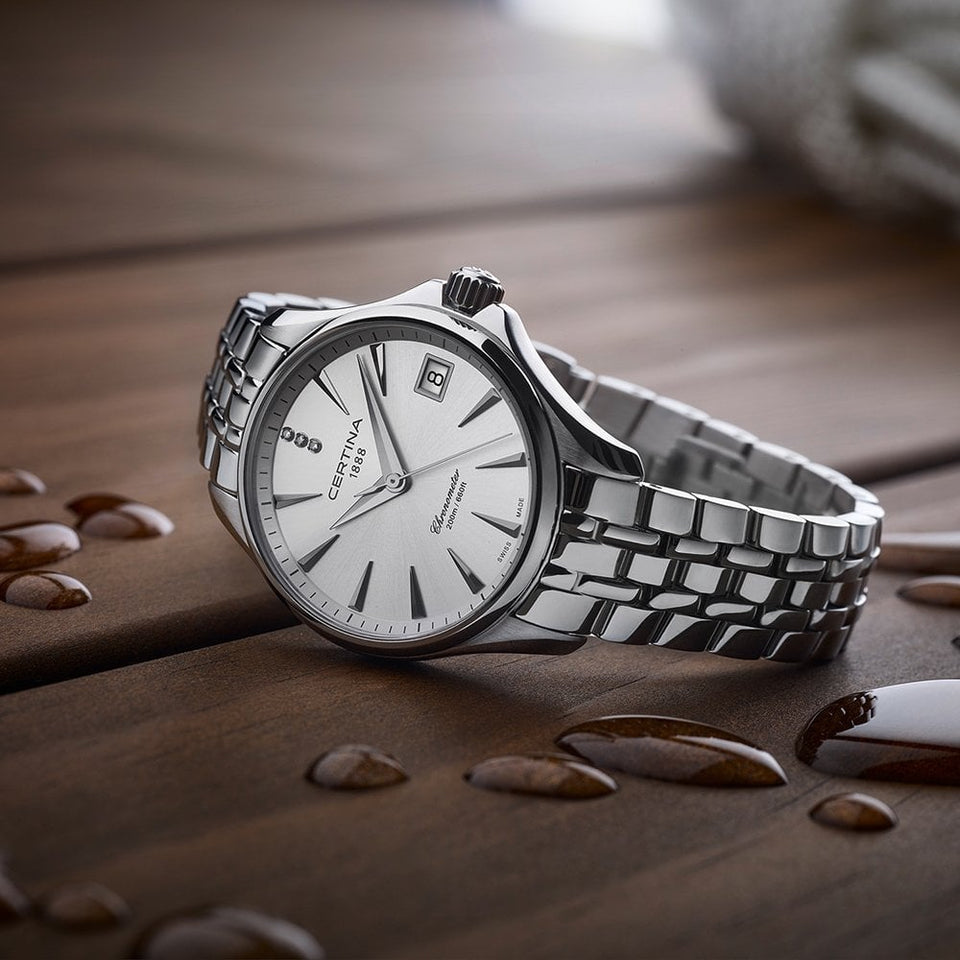 Certina DS ACTION LADY Diamonds 34mm Quartz Bracelet Watch