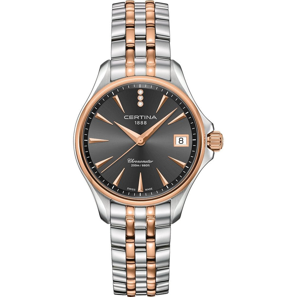 Certina DS ACTION LADY Diamonds 34mm Quartz Two-Tone Watch