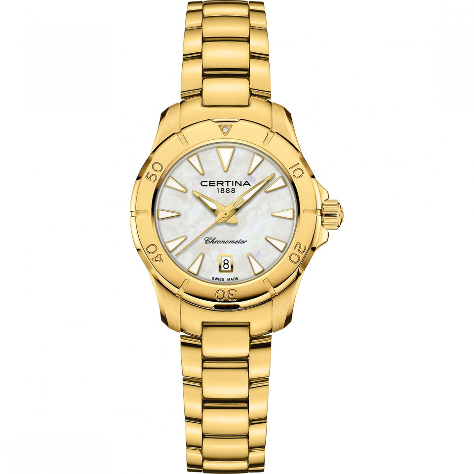 Certina DS ACTION LADY Mother Of Pearl Dial Chronometer Watch