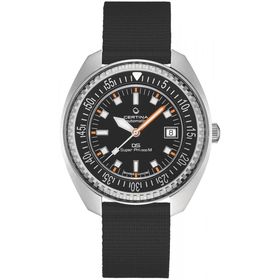 Certina DS PH1000M Black Dial 43.5mm Men's Watch