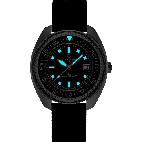 Certina DS PH1000M Black Dial 43.5mm Men's Watch