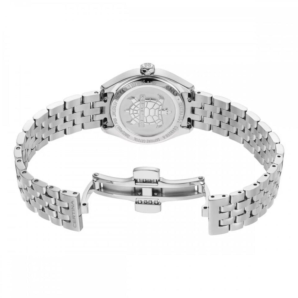 Certina Ladies DS-2 Black Mother of Pearl Dial Quartz Watch