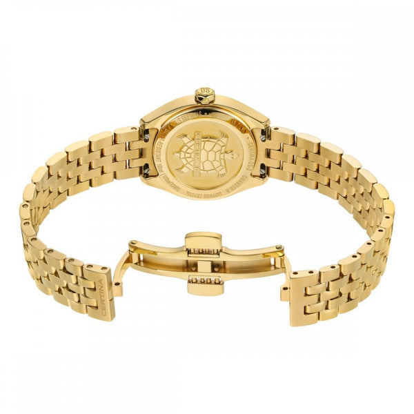 Certina Ladies DS-2 PVD Gold Plated Diamond Set Quartz Watch