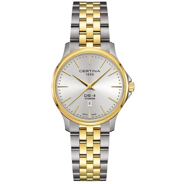 Certina Ladies DS-8 Lady 31mm Two Tone Quartz Watch